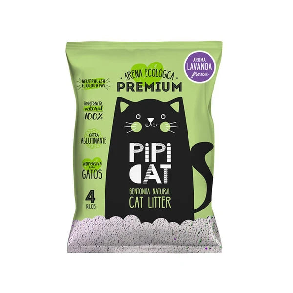 Arena para Gatos PipiCat Lavanda 4 kg