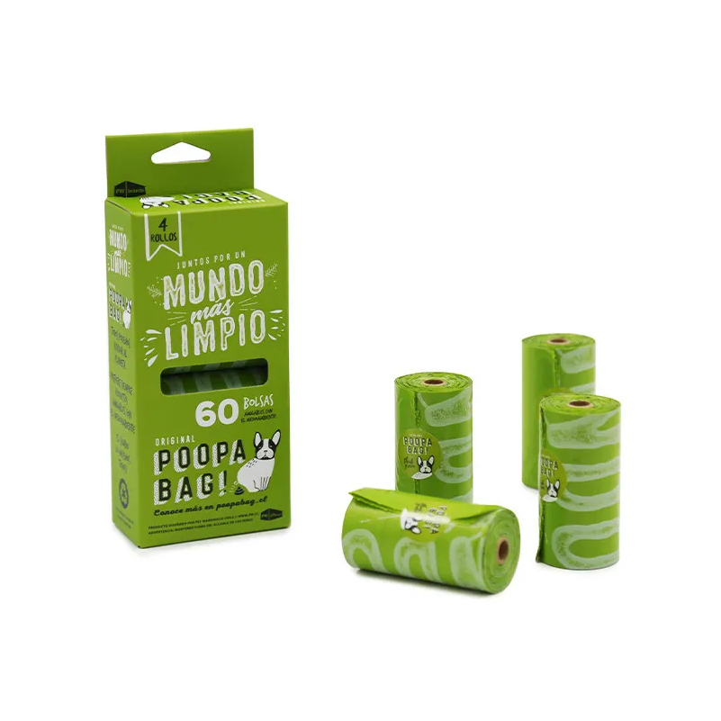 Poopa Bag Bolsas para Fecas de Perro – 4 Rollos