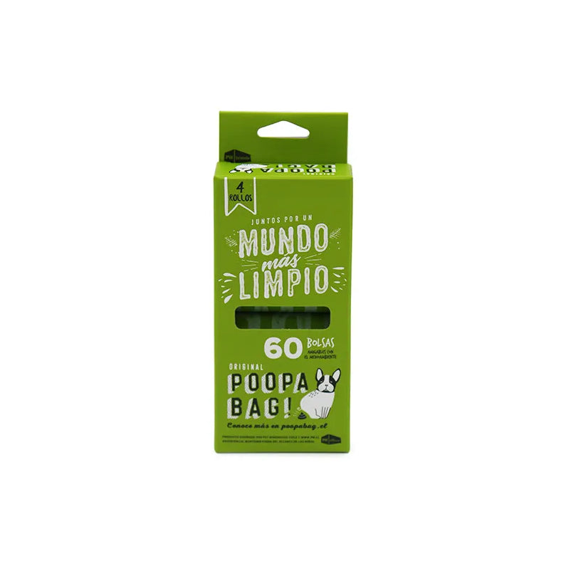 Poopa Bag Bolsas para Fecas de Perro – 4 Rollos