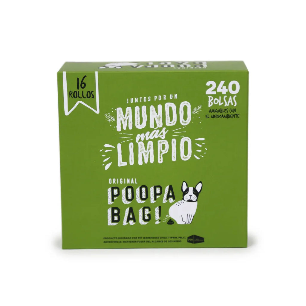 Poopa Bag Bolsas para Fecas de Perro – 16 Rollos