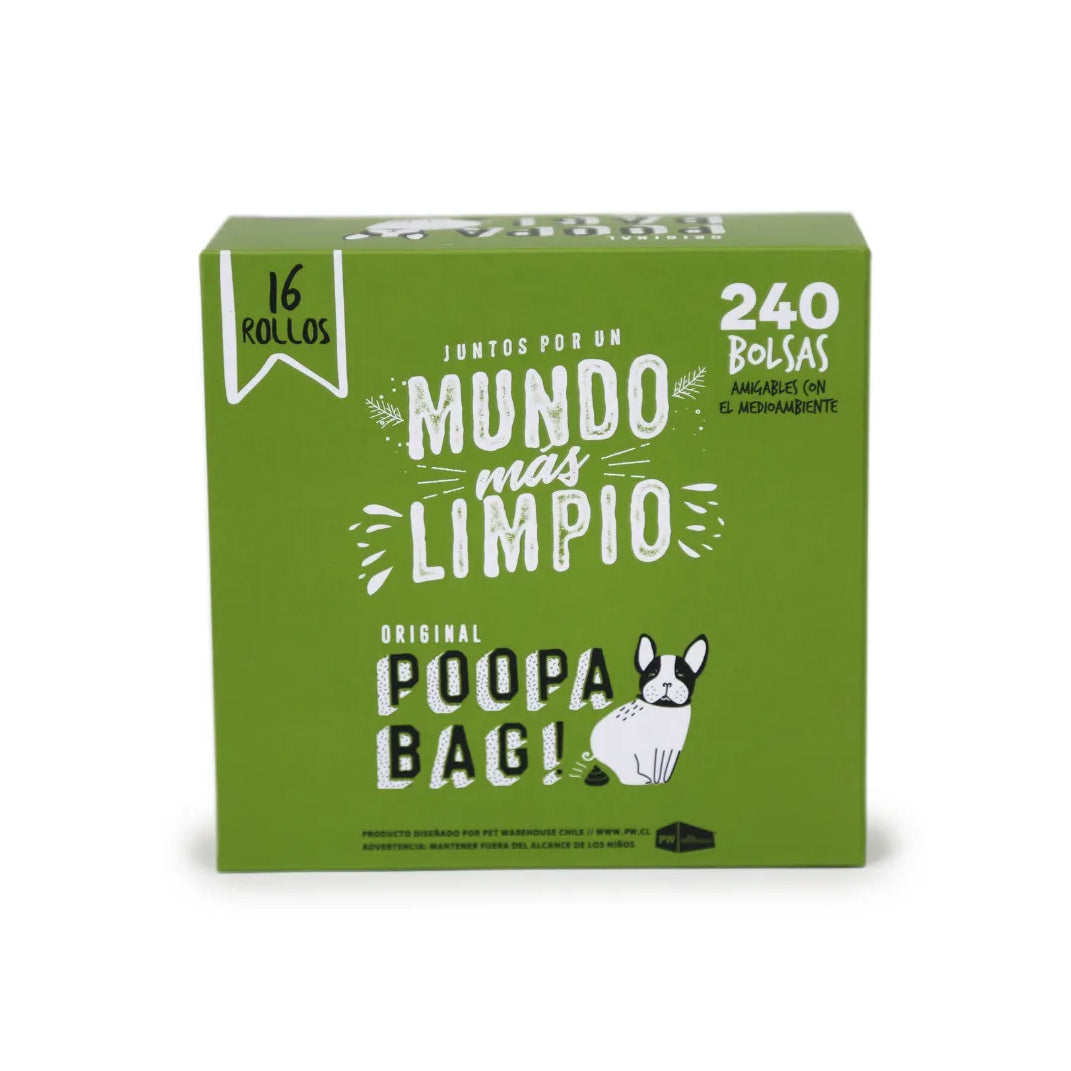 Poopa Bag Bolsas para Fecas de Perro – 16 Rollos