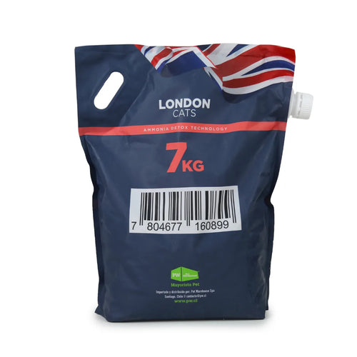 Arena para Gatos London Cats Carbón Activado 7 kg