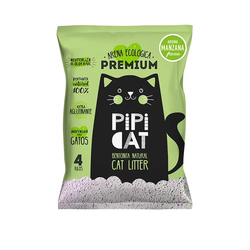 Arena para Gatos PipiCat Manzana 4 kg